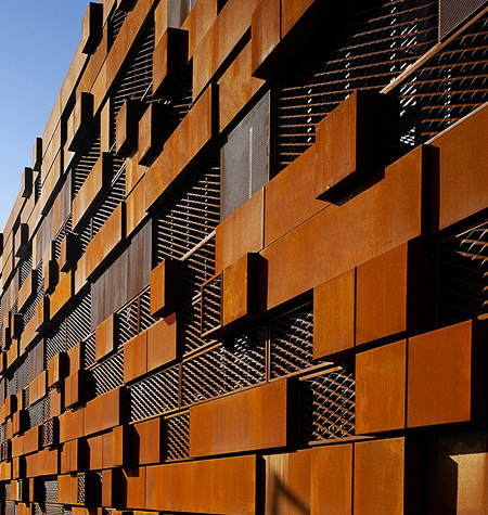 corten metal cladding